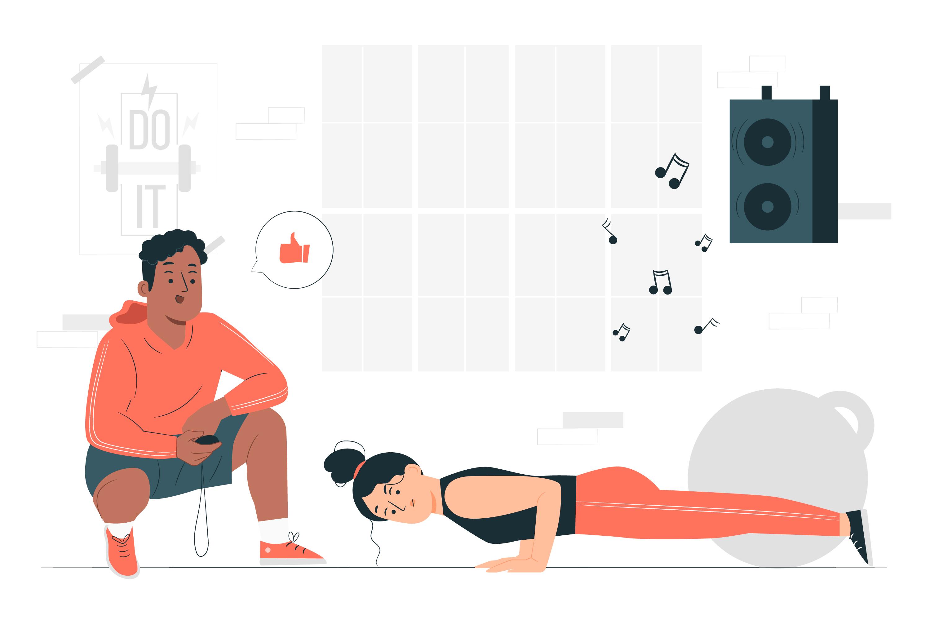 Fitness on the Web: Effective Virtual Workouts